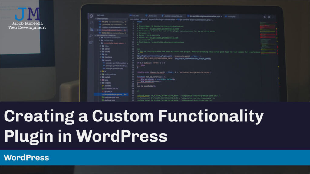 Creating a Custom Functionality Plugin in WordPress