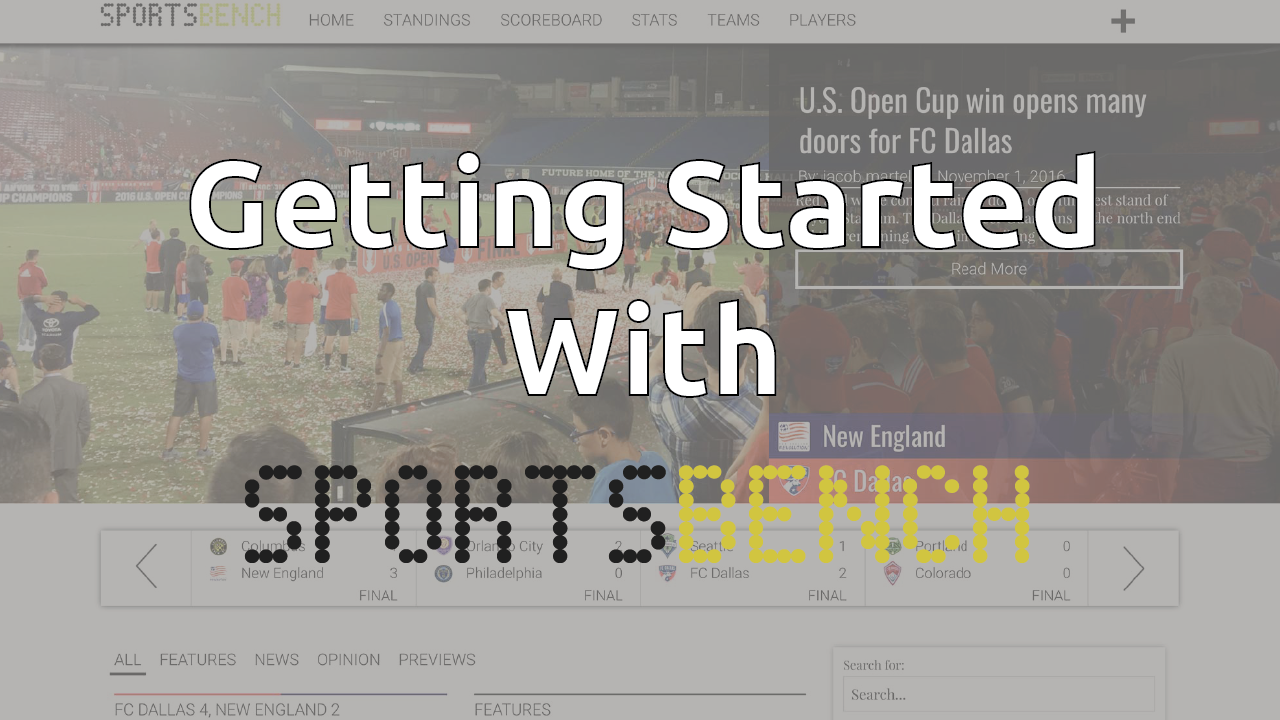 Getting Started With Sports Bench