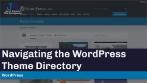 Navigating the WordPress Theme Directory