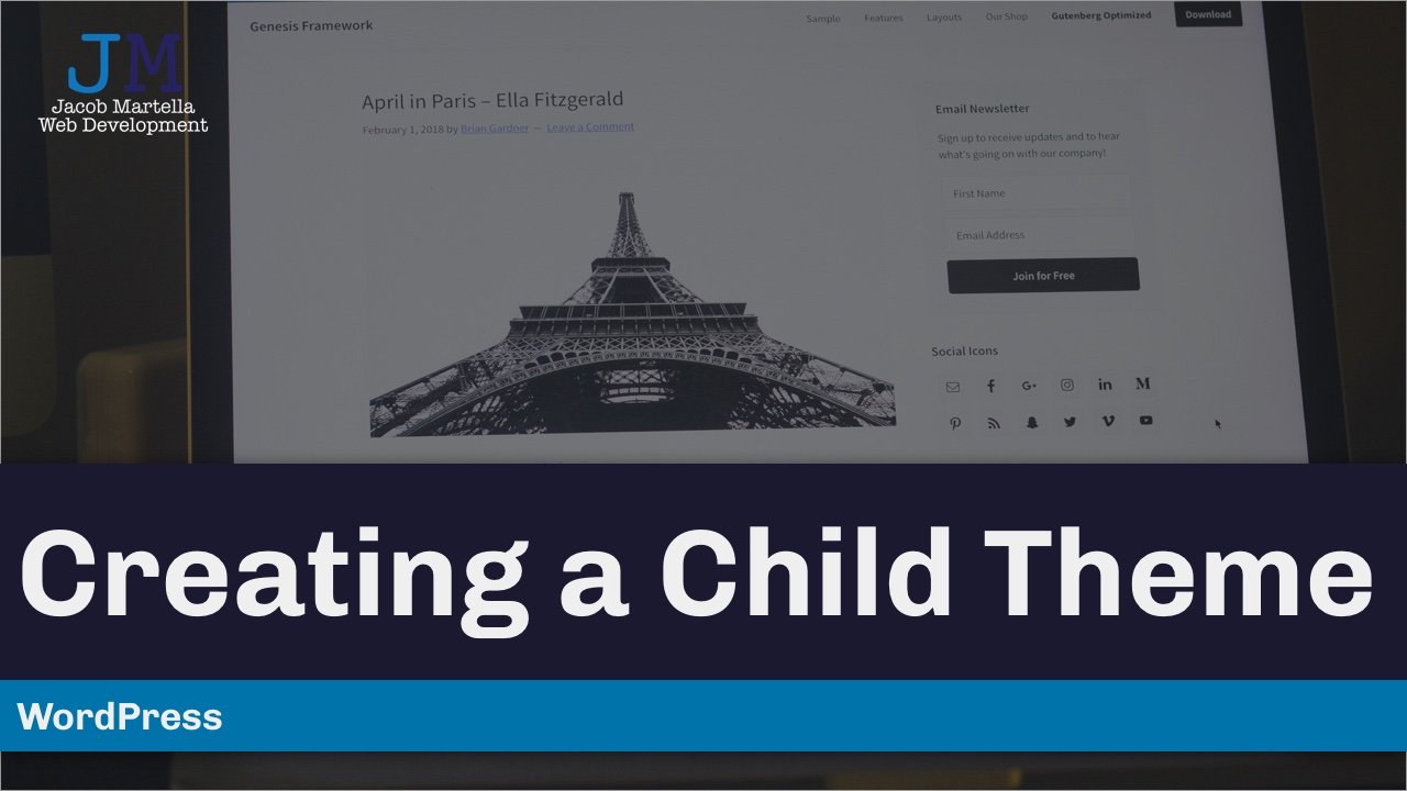 Creating a Child Theme